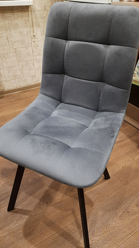 Стул на металлокаркасе Чилли черный / зеленый фото покупателя 834