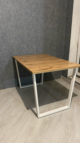 Деревянный стол Лота Лофт 120x75 дуб крафт табачный / черный матовый фото покупателя 887