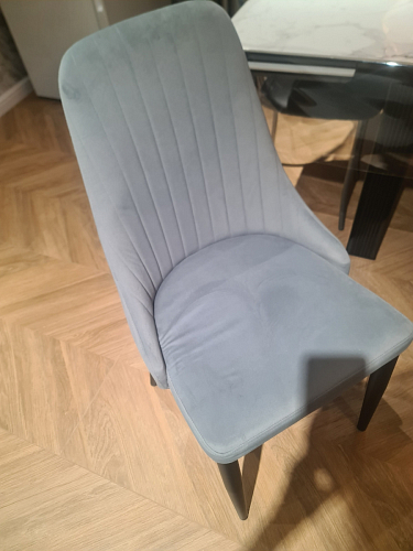 Стул на металлокаркасе Kora light blue / white фото покупателя 313