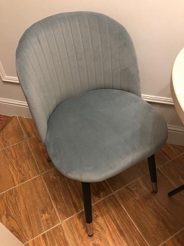 Стул на металлокаркасе Gabi gray / black фото покупателя 690