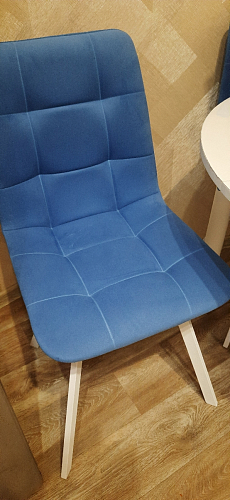 Стул на металлокаркасе Чилли черный / зеленый фото покупателя 951