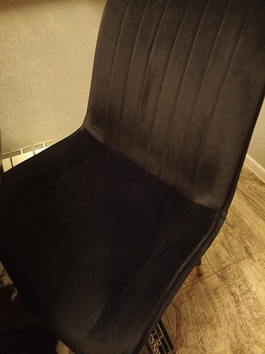 Стул на металлокаркасе Seda 1 latte / black / gold фото покупателя 34