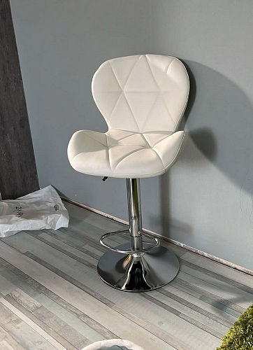 Барный стул Trio light gray / chrome фото покупателя 13