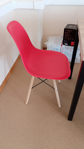 Стул Hames бежевый / деревянный каркас фото покупателя 2