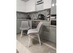 Стул на металлокаркасе Седа К 02 светло-серый / белый фото покупателя 2