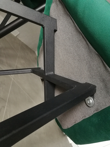 Стул на металлокаркасе Чилли зеленый / белый каркас фото покупателя 199