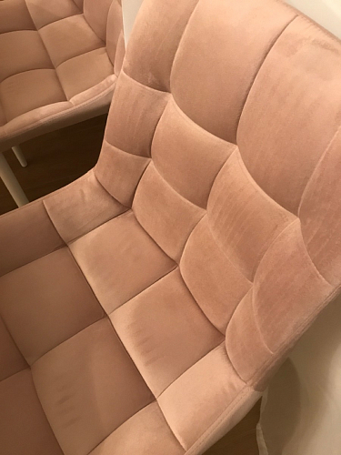 Стул на металлокаркасе Челси бежевый / черный фото покупателя 20