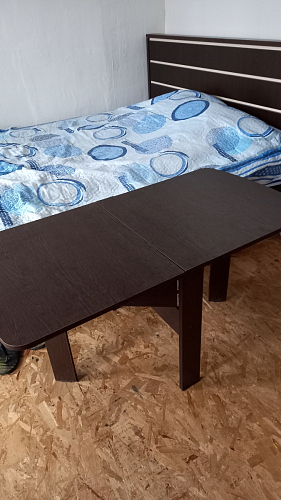 Стол-книжка СтК6 венге / дуб молочный высота 54 см фото покупателя 137