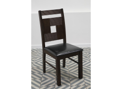 Деревянный стул Kubik dirty oak / black из шоурума 2