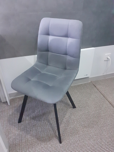 Стул на металлокаркасе Чилли горчичный / черный фото покупателя 1022