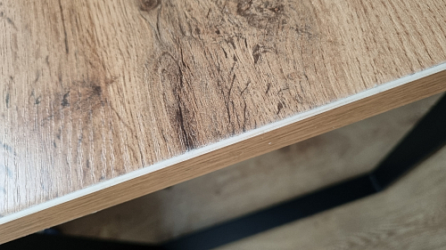 Деревянный стол Лота Лофт 140х80 белый матовый / бетон светлый фото покупателя 735