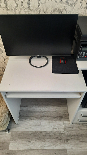 Компьютерный стол Джаз-24 левый дуб сонома фото покупателя 67