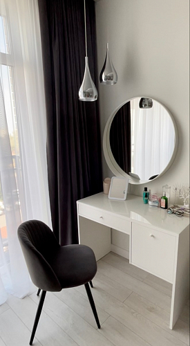 Стул на металлокаркасе Gabi 1 темно-серый / черный фото покупателя 302