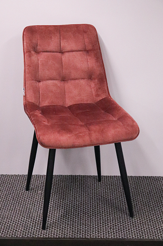 Стул на металлокаркасе Chic-Q черный / синий из шоурума 1