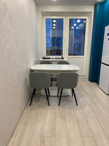 Стул на металлокаркасе Gabi 1 beige / black фото покупателя 460