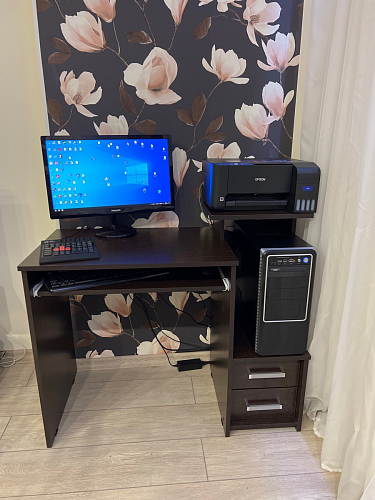 Компьютерный стол Джаз-24 левый дуб молочный фото покупателя 124