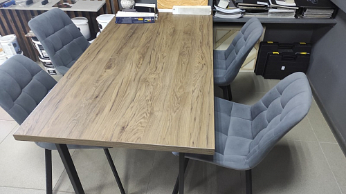 Стул на металлокаркасе Челси бежевый / белый каркас фото покупателя 170