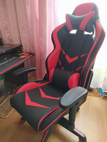 Компьютерное кресло Racer черное / красное фото покупателя 111