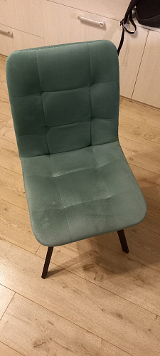 Стул на металлокаркасе Чилли зеленый / черный фото покупателя 1161