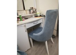 Стул Elegance white / fabric grey фото покупателя 7