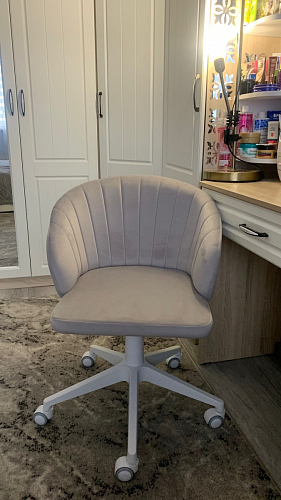 Компьютерное кресло Пард confetti silver серый / черный фото покупателя 186