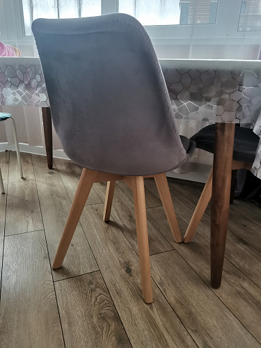 Стул Bonuss blue / wooden legs фото покупателя 195