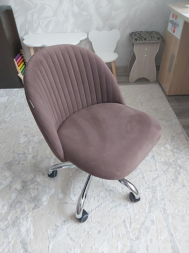 Компьютерное кресло Melody/Мелоди молочное фото покупателя 3