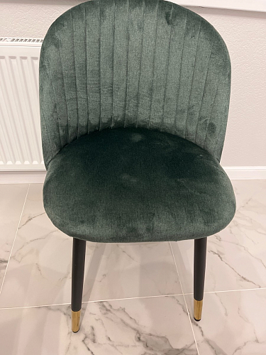 Стул на металлокаркасе Gabi 1 light purple / black / gold фото покупателя 98