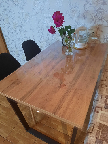 Стол раскладной Лота Лофт 120 25 мм юта / черный матовый фото покупателя 99