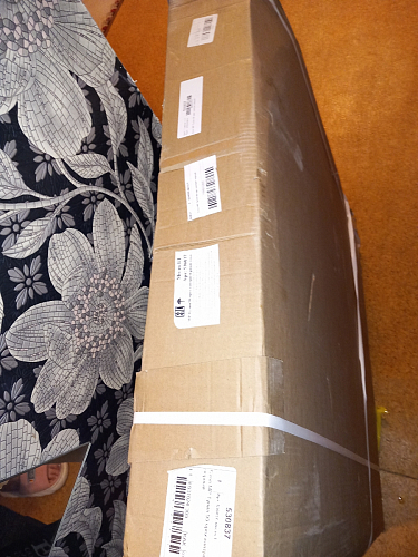 Стол Тулип 90х73 дуб вотан / белый  - Уцененный экземпляр фото покупателя 108