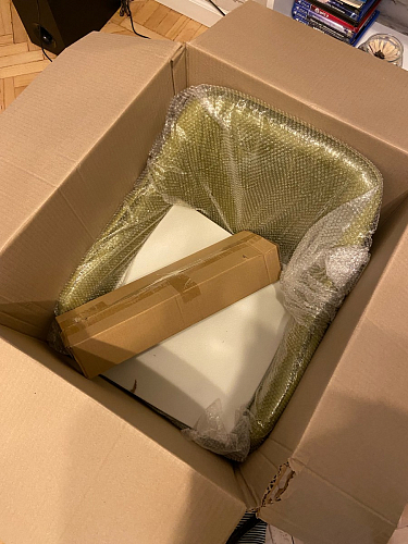 Стул на металлокаркасе Slam dark beige фото покупателя 104