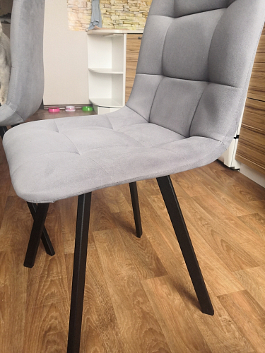 Стул на металлокаркасе Чилли синий / белый фото покупателя 1254