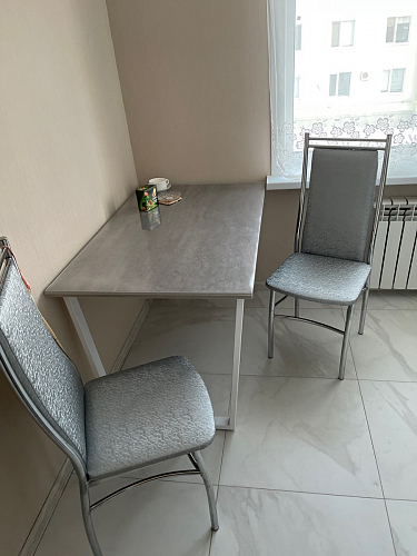 Деревянный стол Лота Лофт 140х80 черный матовый / бетон светлый фото покупателя 732