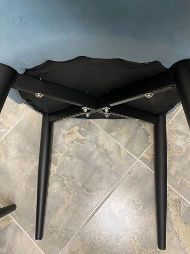 Стул на металлокаркасе Kora beige / black фото покупателя 172