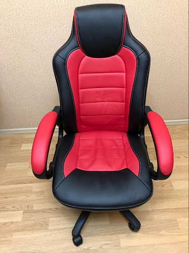 Компьютерное кресло Kadis темно-красное / черное фото покупателя 23