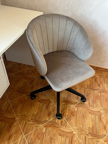 Компьютерное кресло Пард экокожа белый фото покупателя 7