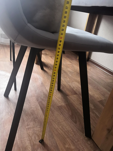 Стул на металлокаркасе Чилли К латте / белый фото покупателя 1251