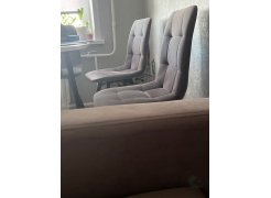 Стул на металлокаркасе Чилли светло-серый / черный фото покупателя 495