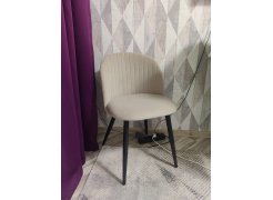 Стул на металлокаркасе Gabi 1 gray / black фото покупателя 840