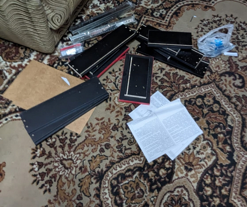 Тумба Ханна черная / красная  - Уцененный экземпляр фото покупателя 104