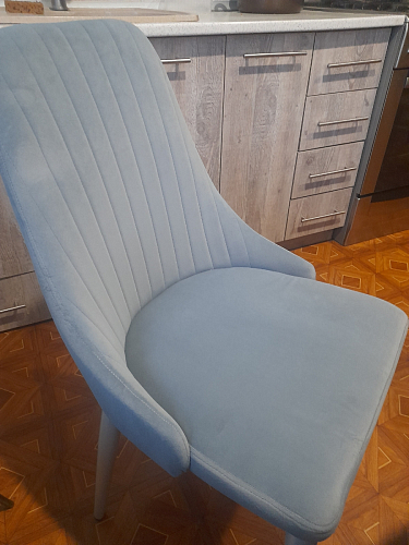 Стул на металлокаркасе Kora gray / black фото покупателя 449