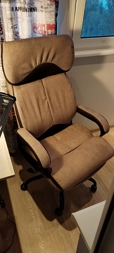 Компьютерное кресло Duke metal BL/Дюк МеталБл серый фото покупателя 6