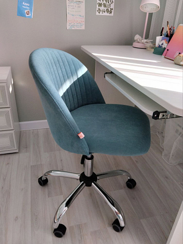 Компьютерное кресло Melody/Мелоди молочное фото покупателя 147