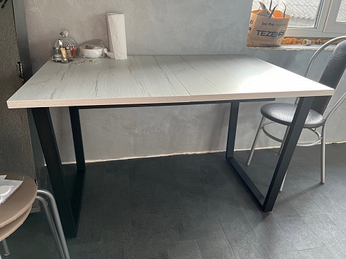 Стол раскладной Лота Лофт 120 25 мм юта / черный матовый фото покупателя 603