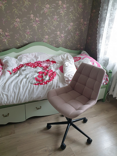 Компьютерное кресло Честер синий (velutto 46 ) / белый фото покупателя 37