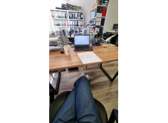 Стол Лота Лофт 140 25 мм юта / белый матовый фото покупателя 19