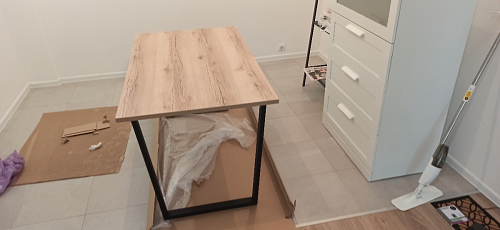 Деревянный стол Лота Лофт 120x75 дуб крафт табачный / черный матовый фото покупателя 465