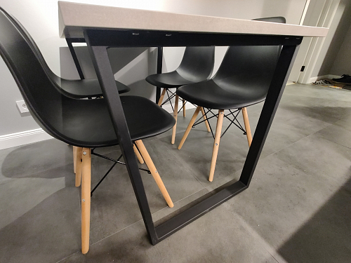 Деревянный стол Лота Лофт 140х80 дуб крафт табачный / черный матовый фото покупателя 367