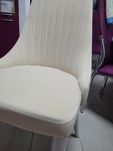 Стул на металлокаркасе Kora white / gray фото покупателя 420