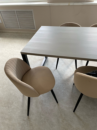 Стул на металлокаркасе Gabi-1 wine red / black фото покупателя 249